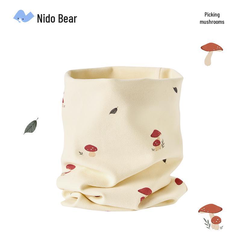 Nidoran Pure Cotton Infant Scarf: Small, Cozy Neck Warmer for Babies, Unisex, Perfect for Autumn & Winter
