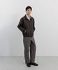 Blankroom Remote High Neck Blouson_Brown