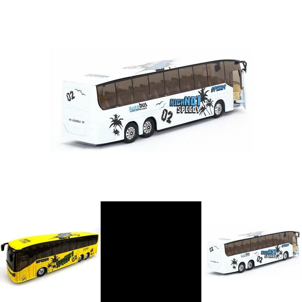 Exquisite 150 Diecast Metal Alloy Bus Toy For Kids With Openable Doors Music Light