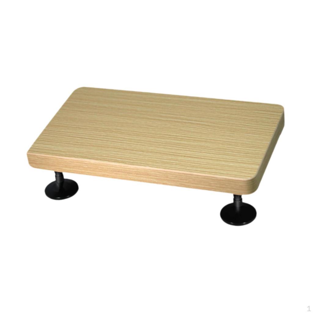 Stand, Wood Desktop Holder for Studio Speakers