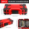 83Pcs Screwdriver Bit Set Colorful Security Bits Electric Screwdriver Set with Case Portable Steel Magnetic Long Drill Bit Set