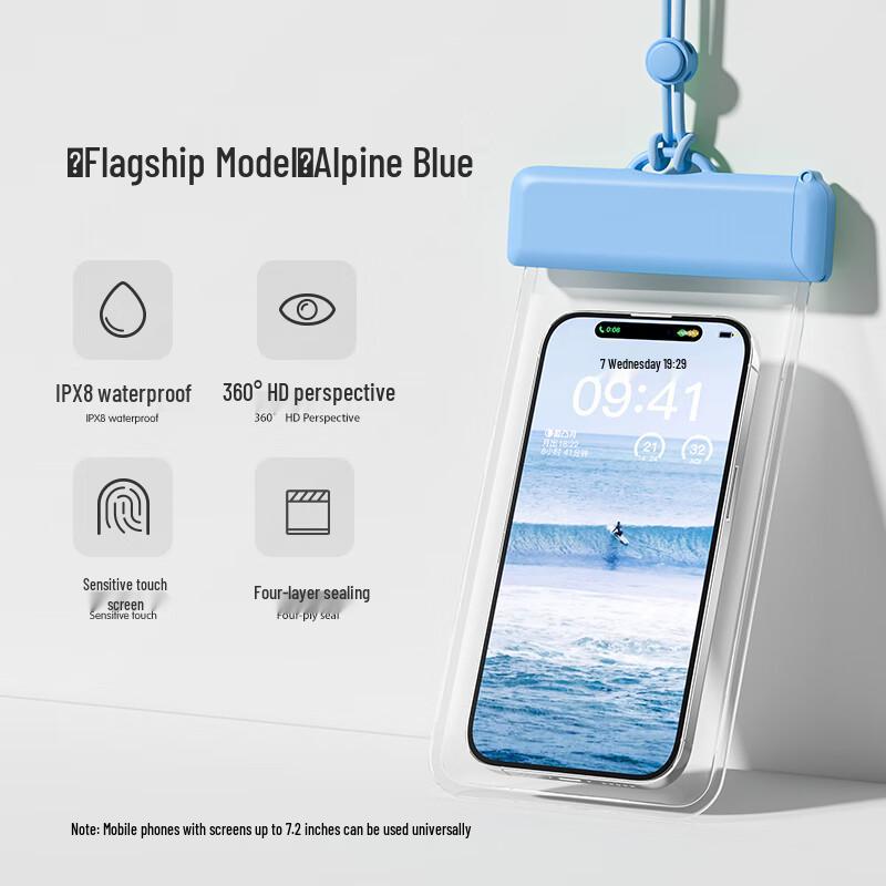 Shixun Waterproof Phone Pouch with Touchscreen & Photo Access