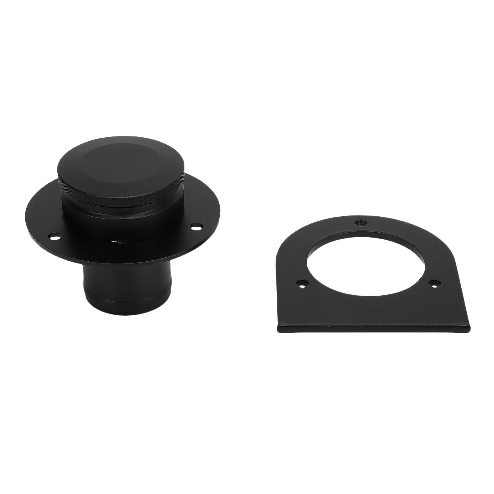 

Fuel Tank Filler Neck Gas Cap 17 2530 Aluminium Alloy Fuel Fill Cap and Bracket for Sand Rails Hot Rods Black чёрный