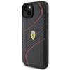 Ferrari Fehcp15Mptwk Iphone 15 Plus / 14 Plus 6.7 Czarny/Black Hardcase Twist Metal Logo