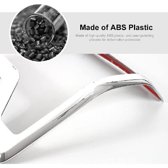 Car Accessories Exterior Tail Light Lamp Surround Cover Trims Frame Chrome Fit for Ford F150 2015 2016 2017 2018 2019 ABS 2 PCS