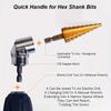4pcs/Set, 1/4in 3/8in 1/2in Hex Shank Drill Nut Driver Bit Set + 105 Degree Right Angle Driver, Extension Screwdriver Drill Attachment