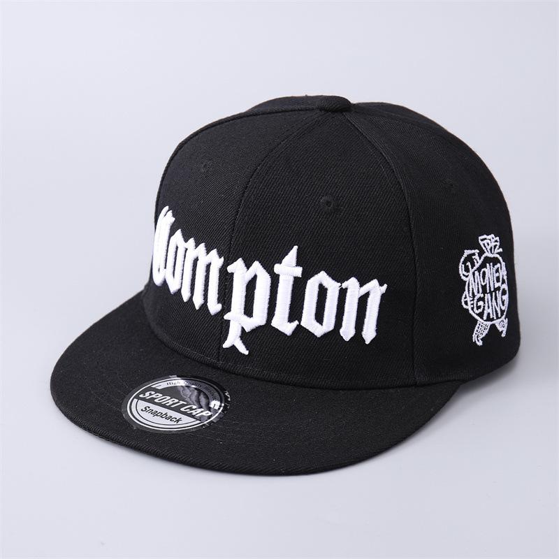 hot-selling European and American Compton baseball caps Korean version of personalized hip-hop flat-brimmed camouflage hats Factory spot batch