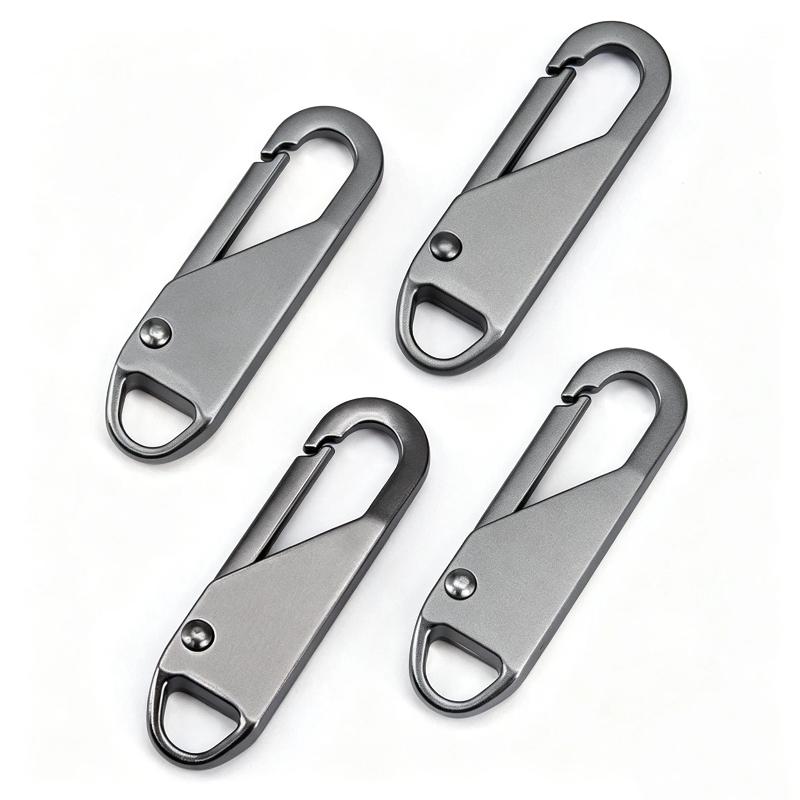 4/8Pcs Reusable Detachable Zipper Pull Replacement Tool Free for Jackets Bags Luggage Winter Coats Purses