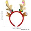 Christmas Festive Cartoon Headbands With Illuminated Reindeer Antlers Perfect For Parties Holiday