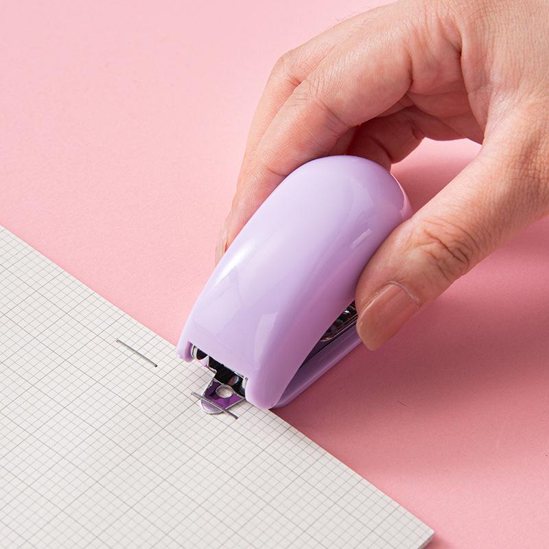 Portable Cartoon Mini Stapler Set - Labor-Saving Student Stationery & Office Tool
