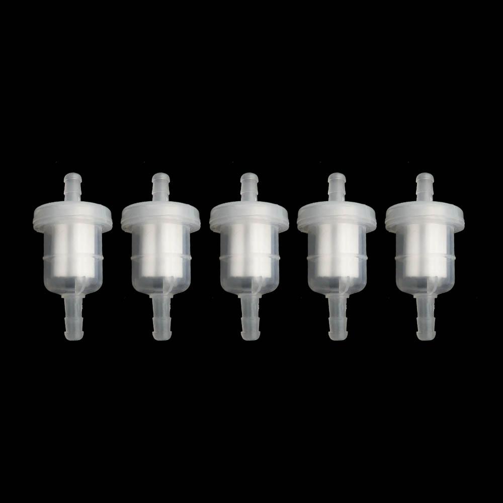 15/10/5pcs Gas Fuel Filter Universal Gasoline Gas Fuel Gasoline Oil Filter for Motorcycle GY6 Moped Scooter Dirt Bike ATV TaoTao Fuel Filters5