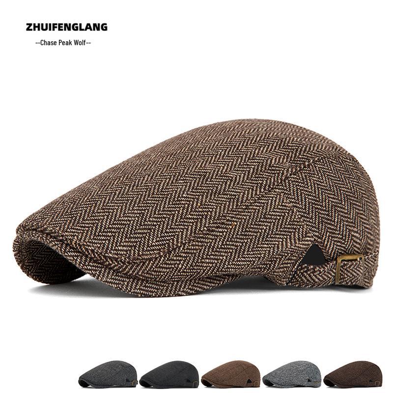 Casquette octogonale de newsboy Gang Sanglant Rasoir: Béret Automne/Hiver pour Jeunes Artistes