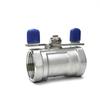 1/2" Stainless Steel Ball Valve - One-Piece 304/316L Butterfly Valve with Tap Switch Handle