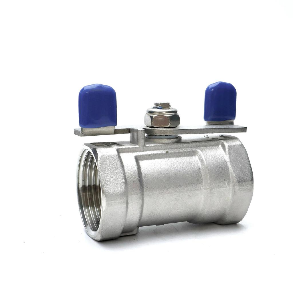 1/2" Stainless Steel Ball Valve - One-Piece 304/316L Butterfly Valve with Tap Switch Handle