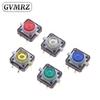 5PCS 12X12X7.3 Tactile Push Button Switch Momentary Tact LED 5 Color 12X12X7.3mm 12*12*7.3mm