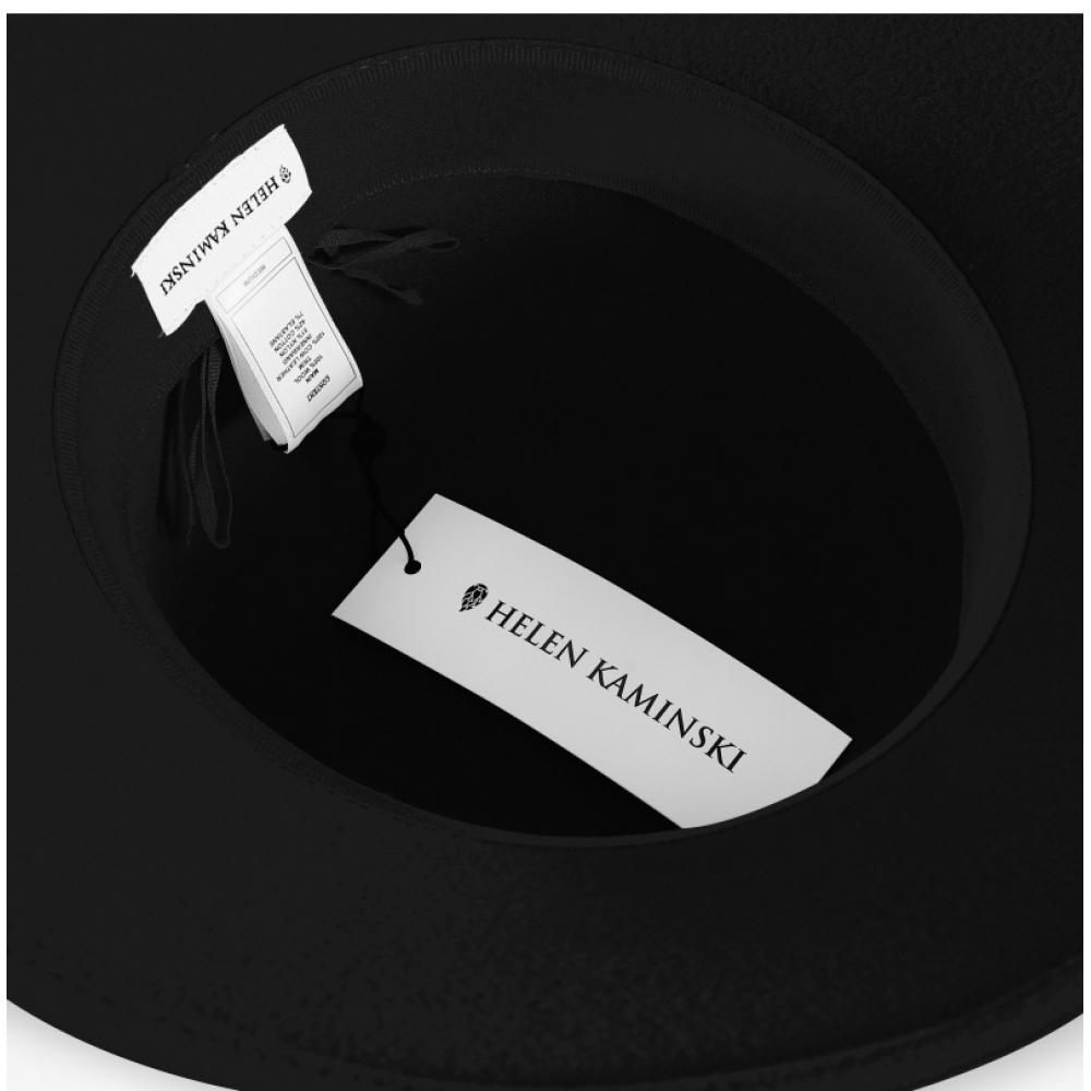 Helen Kaminski Hat51431 Bk Alto 9 Black Wool Felt Bucket Hat