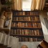 Vintage Bookshelf Patterned Carpet Creative Study Room Decoration Door Mat Living Room Bedroom Decoration Rug