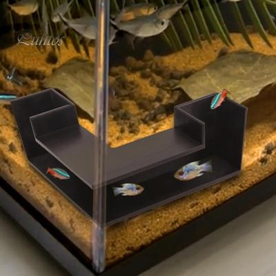 1/2Pcs Garnelenhöhle Aquarium Tunnel Ecke Aquarium Höhle Fisch Hideout Fisch Tank Zubehör für Fische und Garnelen