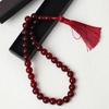High-End 12mm Xi Yin Style Muslim Rosary Bracelet with 33 Beads and Gift Box
