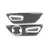 VHOH8 For Ford Mustang GT 2015-2021 Car Accessories Carbon Fiber Interior Car Seat Adjust Button Panel Frame Trim Cover Sticker Decor