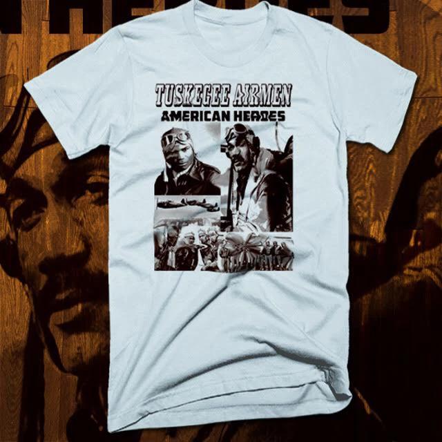 

Tuskegee Airmen T-Shirt Black History Month African Civil Rights Activist new XL