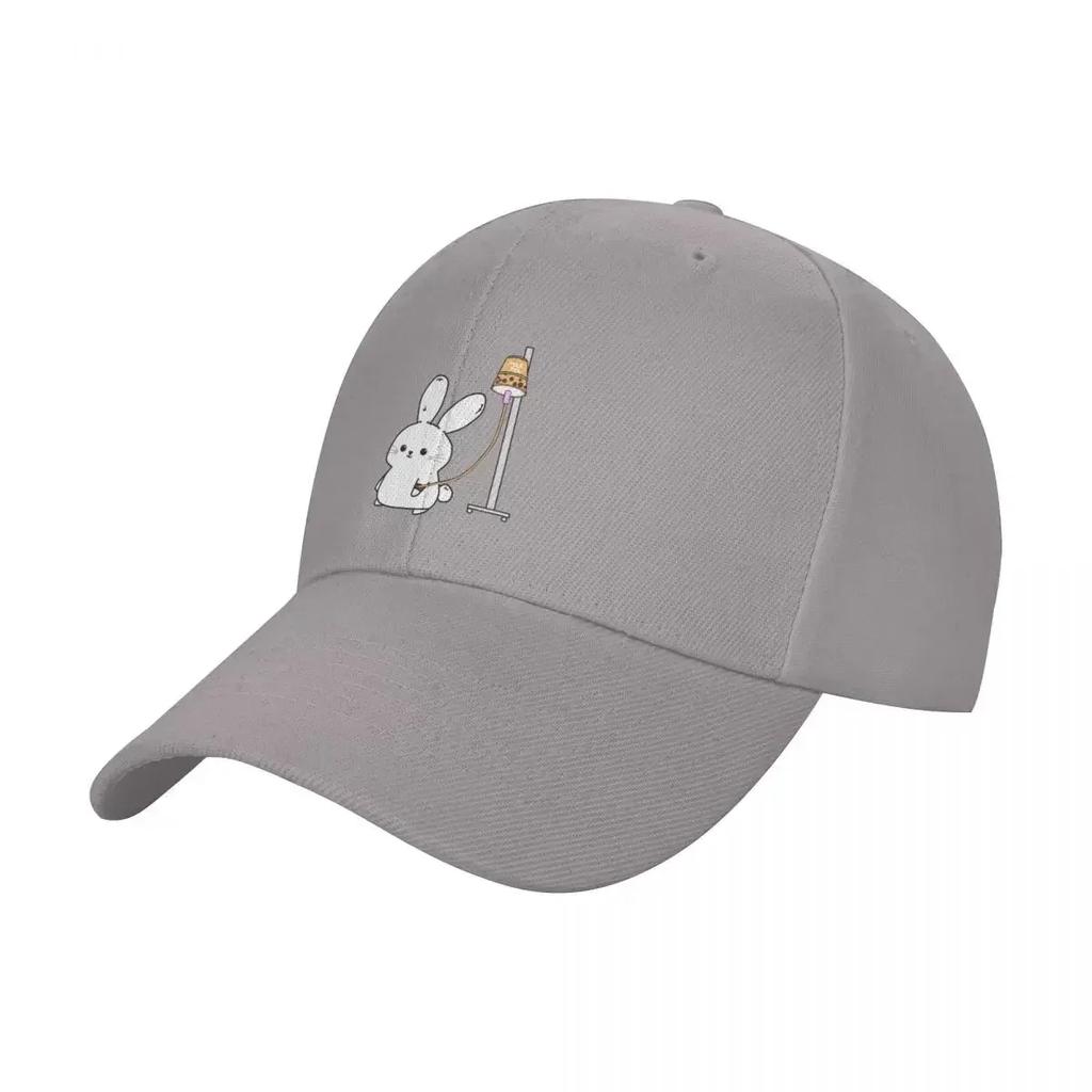 Bubble Tea Bunny Baseball Cap Cute Party Hat Luxury Man Hat Golf Men Women's