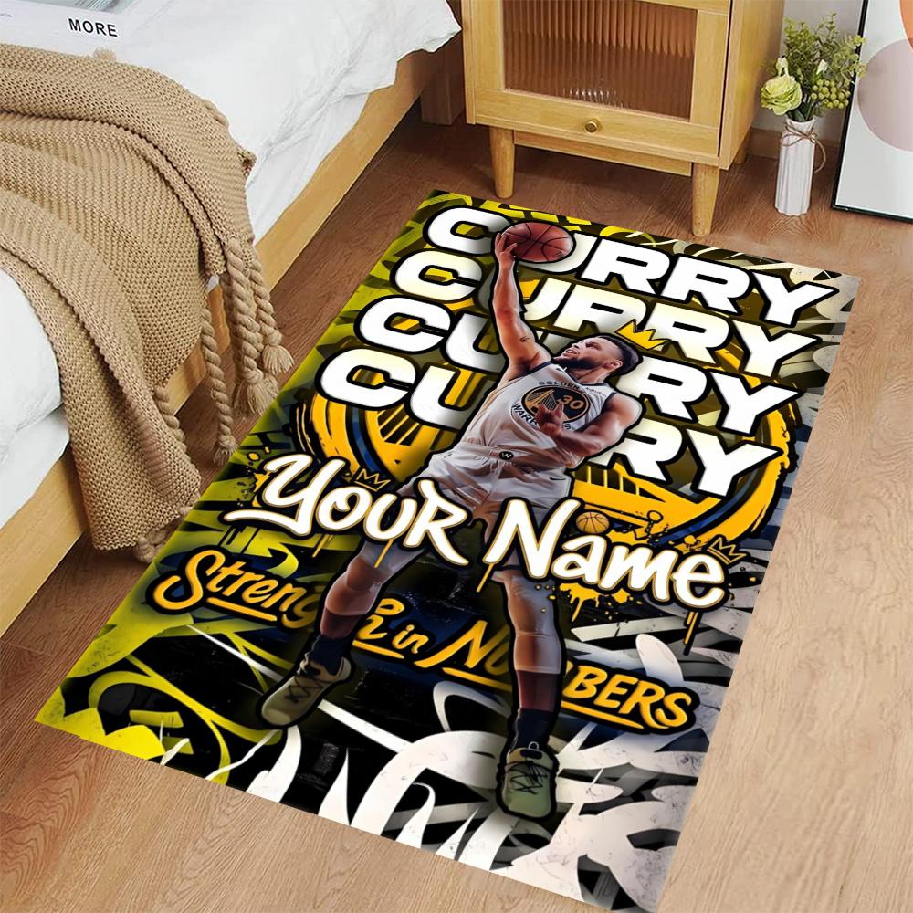 Golden State Curry Game Day Area Rug Design For Foyer Dining Room Decorate Room Bedrooms Antislip Rug Anime Office Decor
