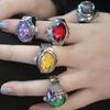 CLassic Clock Quartz Women Watch Ring Vintage Ellipse Oval Finger Watch Charm  Jewelry