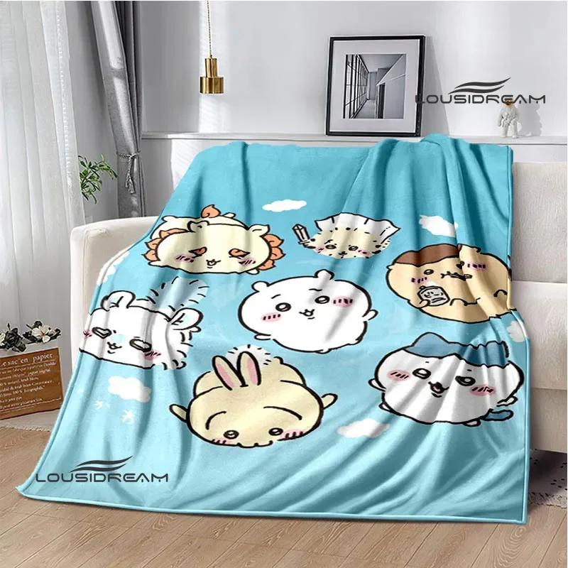 3D Cute C-Chiikawas Printed Blanket Flannel Warm Blankets Soft and Comfortable Blanket Bed Linings Cubre Cama Birthday Gift