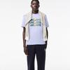 Lacoste Men S Heavy jerSey LeTTering Ball Graphic T ShirT Th7370 54g J2g