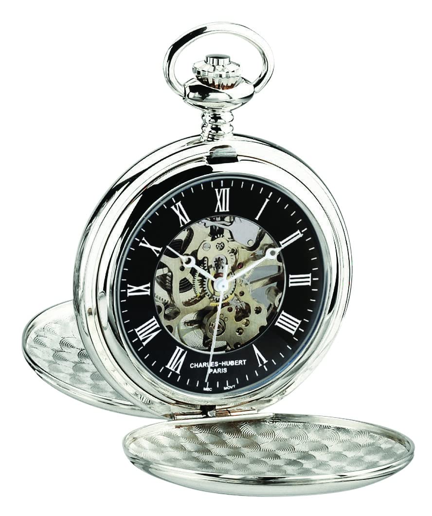

[Charles-Hubert Paris] Карманные часы механические с ручным заводом Double Hunter DWA-060 мужские