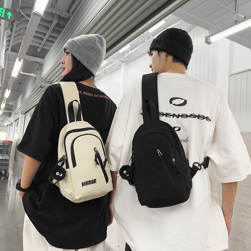 Lightweight Chest Bag Women's Crossbody Bag Men's Sports Riding Large Capacity Shoulder Bag