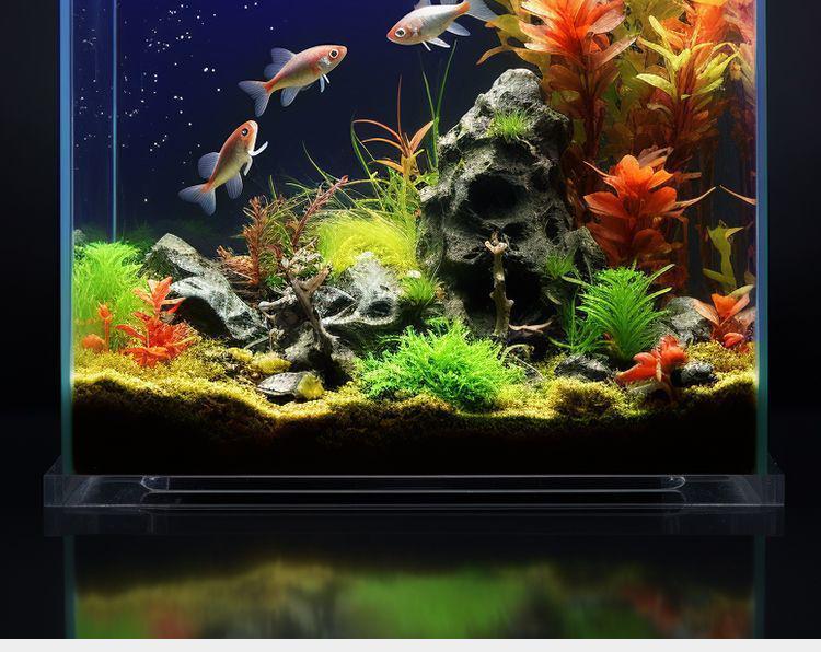 Super Bright Clip-on Full Spectrum LED Aquarium Light, Waterproof and Splashproof, Ideal for Mini Aquariums.
