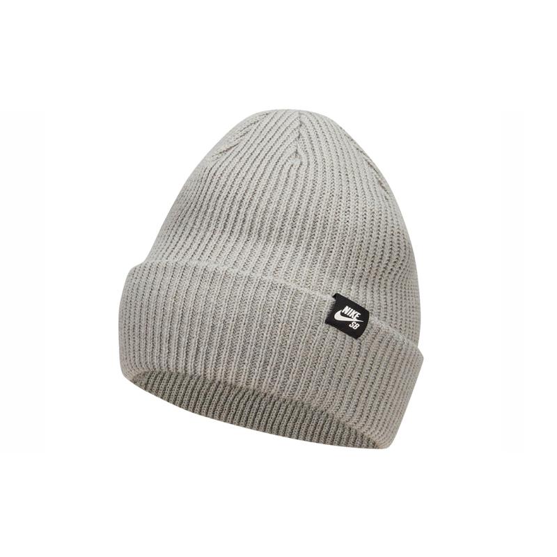 

Nike Acrylic Beanies Unisex White Casual DJ6044-063 F серый