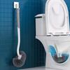 Toilet Brush with Suspension Design Hemisphere Head Extended Handle Suspension Style Toilet Brush Bathroom Cleaning Tool