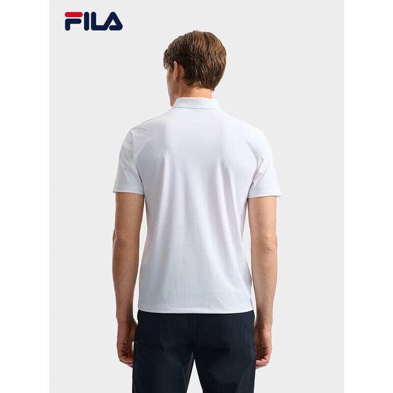 FILA Men's Knit Short Sleeve Polo Shirt