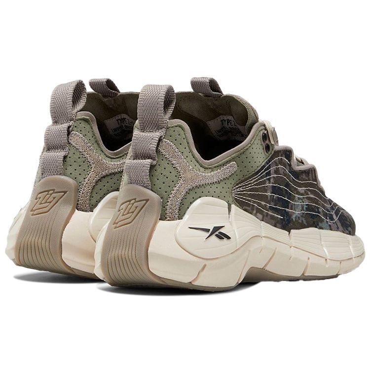 Billionaire Boys Club x Reebok Zig Kinetica 2 Digi-Camo Unisex Sneakers Grön Jägar-grön Boulder-grå GX1313