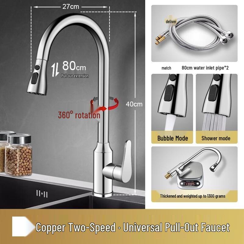 TLXT Pull-Out Kitchen Faucet