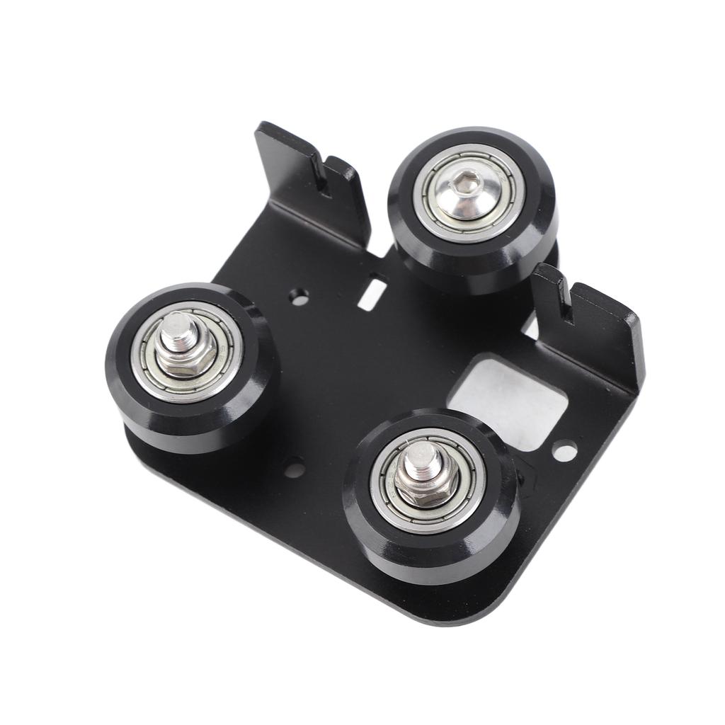 Back Support Plate Black Metal 3D Printer Extruder Back Support Plate With Pulley for Ender3 V2