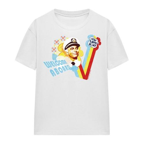 The Love Boat Unisex Adult Welcome Aboard T-Shirt