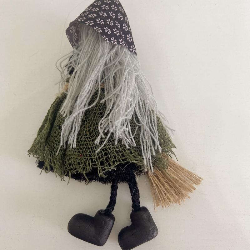 Hanged Apron Witch Shape Hanging Figure for Doorway Halloween Themed Festives Accessories Indoor Outdoor Decoration