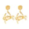Fashionable Sea Style Earrings Crab/Lobster Ear Accessories For Girls Handmade Statement Jewelry