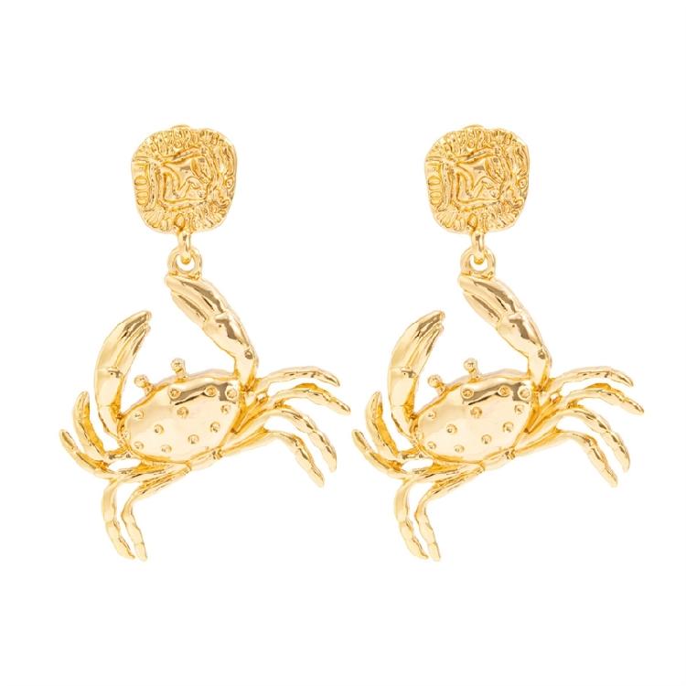 Fashionable Sea Style Earrings Crab/Lobster Ear Accessories For Girls Handmade Statement Jewelry