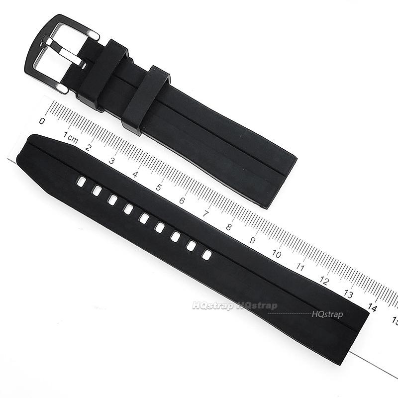 Extended Length Big Size Silicone Watch Strap for Rolex Wristband for Seiko Waterproof Bracelet 20mm 22mm Men Sport Rubber Belt