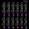 150Pcs French Dual Forms 2In1 Nail Molds With Scale Double-Ended Full Cover Nail Extension Building Gel Mold Nail Forms Nail Art