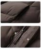 Trendy 2025 Stand-Up Collar Men's Thickened Down Vest - Casual Winter Puffer Outerwear with High-End Style