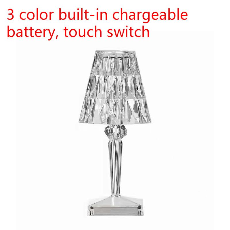 Diamant Tisch Lampe Licht Luxus Kreative Schlafzimmer Nacht Atmosphäre Nacht Licht Dekoration Kristall Kleine Tisch Lampe
