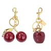 Delicate Cherry Pendant Apples Fashion Statement Pendant Bag Pendant Key Ornament Suitable for Dating and Social Event