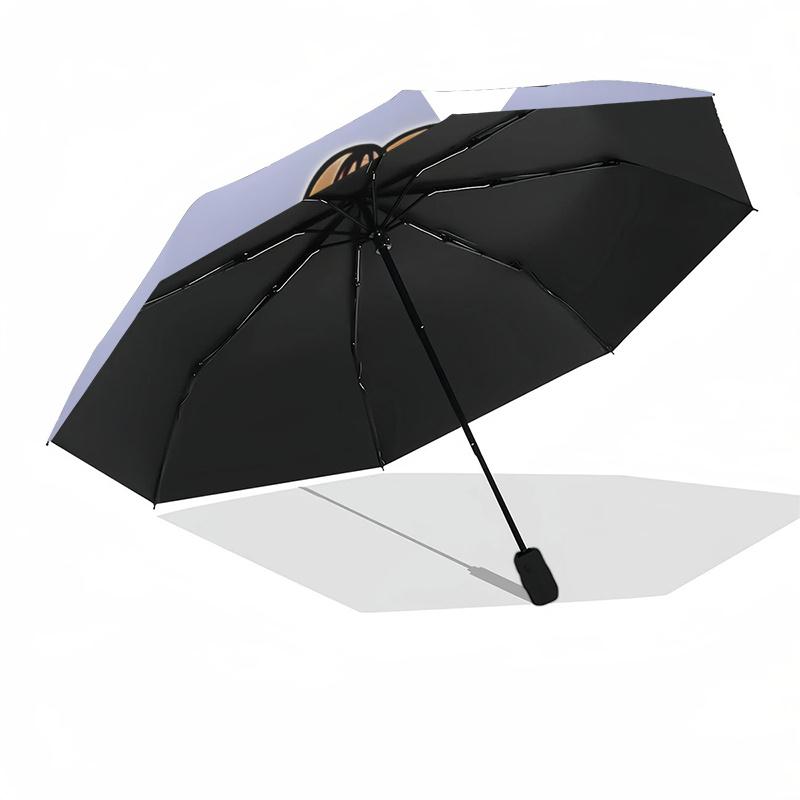 Garfield Hugger: Automatic Opening/Closing Umbrella with 3 Fold Design and Iron Frame, Perfect Gift for Fans and Travelers0104035a