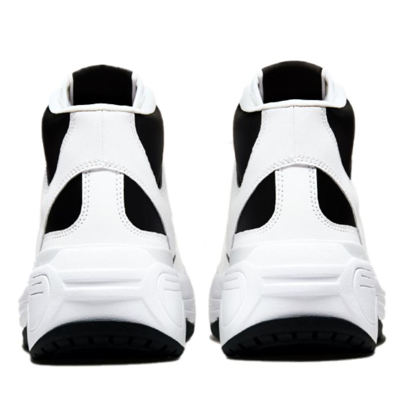 Converse Weapon CX Leather Mid-Top Vintage Basketball Shoes Unisex White & Black